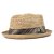 Chapeau de paille - Gårda Tarajal Raffia Trilby (naturel clair/gris)