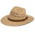 Chapeau de paille - Gårda Toulon Fedora (kaki)