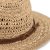 Chapeau de paille - Gårda Toulon Fedora (kaki)