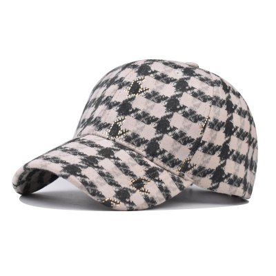 Casquettes - Gårda Checkered (gris)