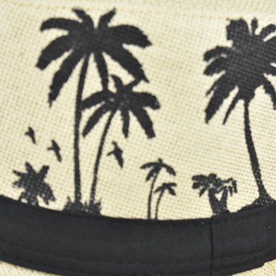 Chapeaux - Gårda Chapeau de paille Trilby Palmiers (offwhite)