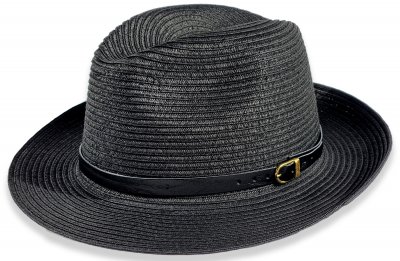 Chapeaux - Gårda Agrigento Fedora (noir)