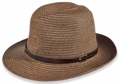 Chapeaux - Gårda Agrigento Fedora (brun)