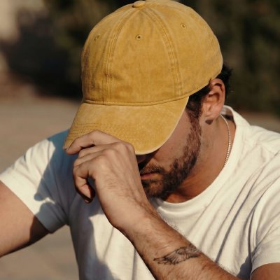 Casquettes - Gårda Washed (jaune)