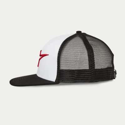 Casquettes - Alpinestars Corp Trucker Cap (blanc/noir)