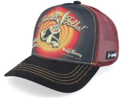 Casquette - Capslab Looney Tunes Bugs Bunny (noir/rouge)