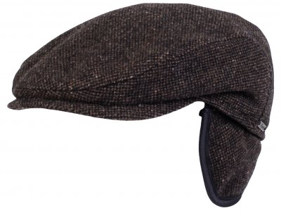 Casquette gavroche/irlandaise - Wigéns Ivy
Slim Earflap Shetland Wool Cap (Marron)
