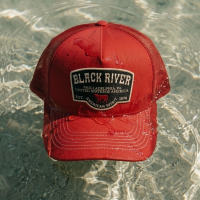 Casquette - Black River Foundry Trucker (rouge)