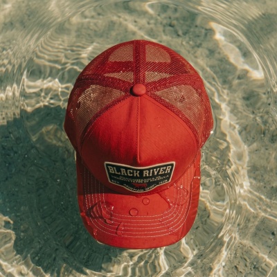 Casquette - Black River Foundry Trucker (rouge)