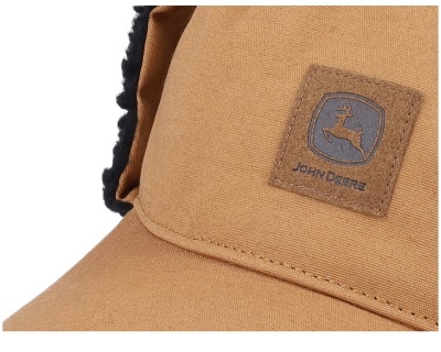 Casquettes - John Deere Cotton Faux Fur Lining Hat (brune)