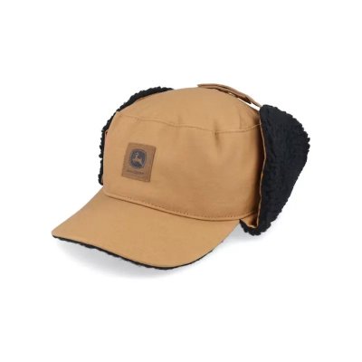 Casquettes - John Deere Cotton Faux Fur Lining Hat (brune)