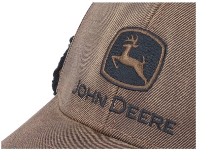 Casquettes - John Deere Oil Cotton Sherpa Lining (brune)