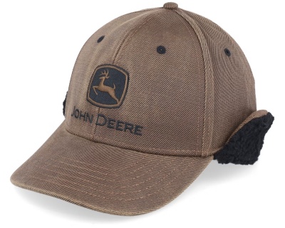 Casquettes - John Deere Oil Cotton Sherpa Lining (brune)
