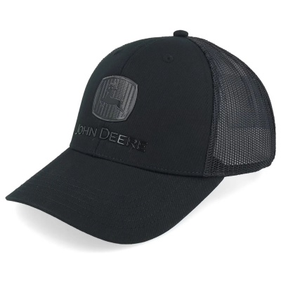 Casquette - John Deere JD TM Liquid Chrome Trucker (noir)