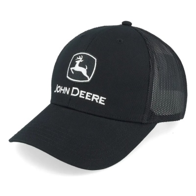 Casquette - John Deere Current JD TM Embroidery Trucker (noir)