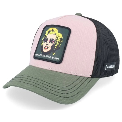 Casquette - Capslab Art Dead Star Cap (rose/vert/noir)