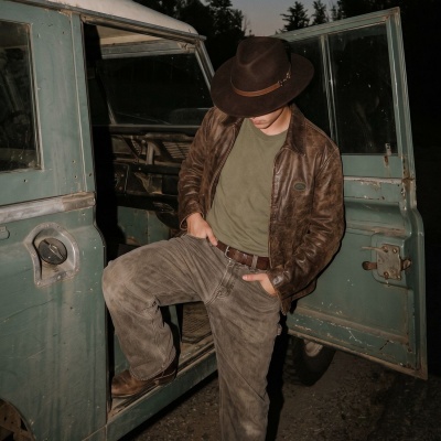 Chapeaux - Gårda Braga Wool felt Fedora (brun)