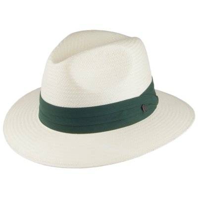Chapeaux - Jaxon Toyo Safari Fedora With Olive Band (blanc)