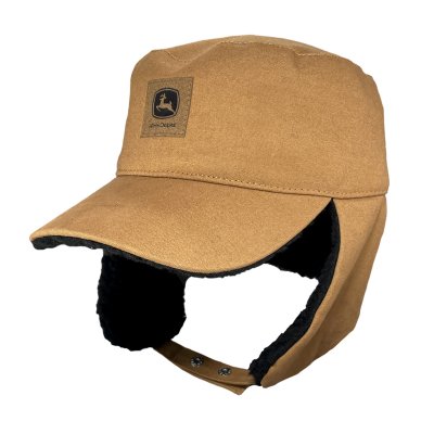 Casquettes - John Deere Cotton Faux Fur Lining Hat (brune)
