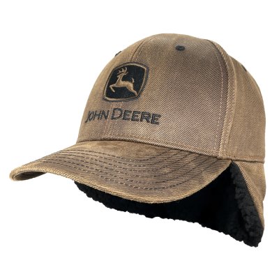 Casquettes - John Deere Oil Cotton Sherpa Lining (brune)