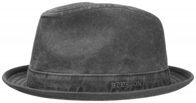 Chapeaux - Stetson Player Organic Cotton (noir-gris)