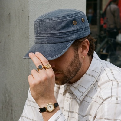 Casquette gavroche/irlandaise - Gårda Viper Army Cap (bleu)