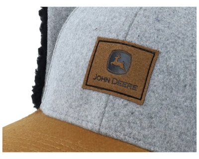 Casquette - John Deere Winter Cap (gris/beige/noir)