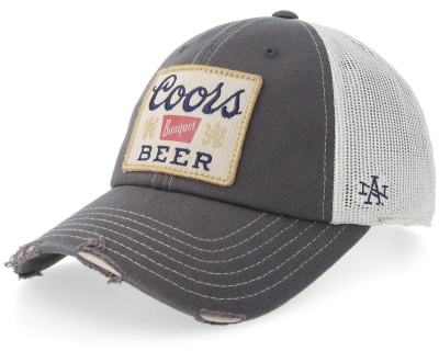 Casquette - American Needle Coors Beer Orville Trucker (gris/blanc)