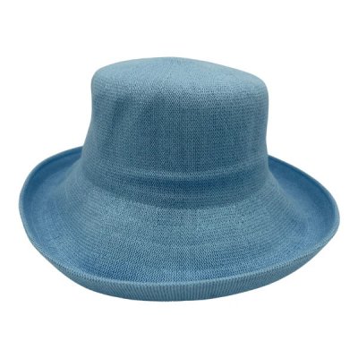 Chapeaux - Jacaru Knitted Bucket Hat (bleu)