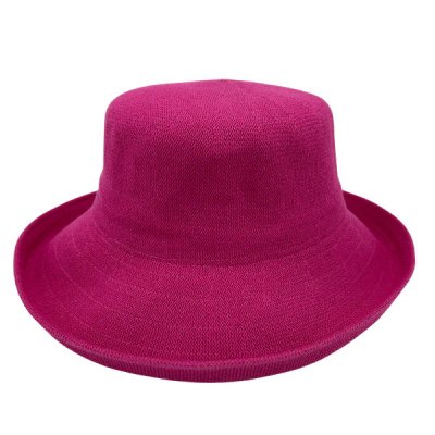 Chapeaux - Jacaru Knitted Bucket Hat (fuchsia)