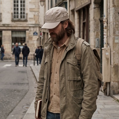 Casquette gavroche/irlandaise - Gårda Army Cap (khaki)