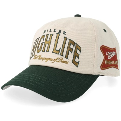 Casquette - American Needle Miller High Life Roscoe Cap (blanc cassé/vert)