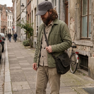 Casquette gavroche/irlandaise - Gårda Army Cap (gris)