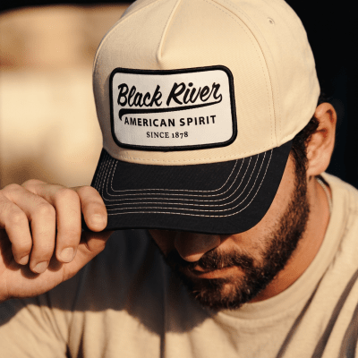 Casquette - Black River Sedona Cotton Snapback (crème/noir)