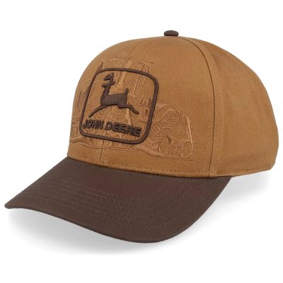 Casquette - John Deere Men's Logo Silhouette Embroidered Baseball Cap (marron)