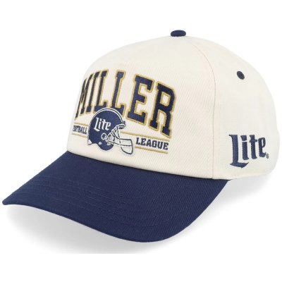Casquette - American Needle Miller Lite Roscoe Football Cap (blanc cassé/bleu)