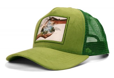 Casquettes - Gårda Velvet Trucker The World (vert)