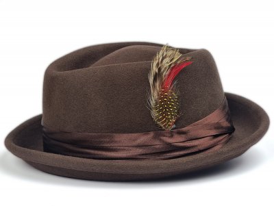 Chapeaux - Gårda Charlton Trilby (marron)