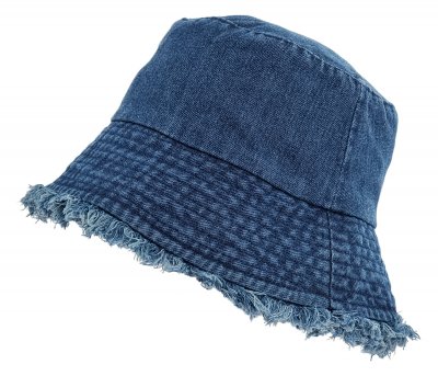 Chapeaux - Gårda Brooke Denim Bucket Hat (bleu foncé)