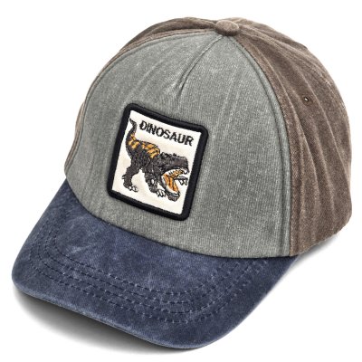 Casquettes Enfant - Gårda Dinosaur Cap (gris/marron/bleu)