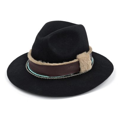 Chapeaux - Gårda Luton Fedora (noir)