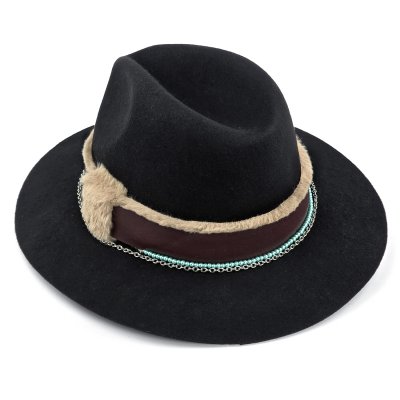 Chapeaux - Gårda Luton Fedora (noir)