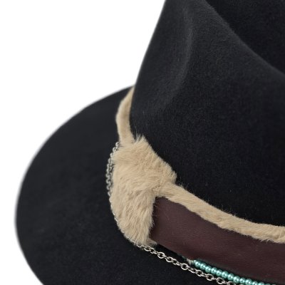 Chapeaux - Gårda Luton Fedora (noir)