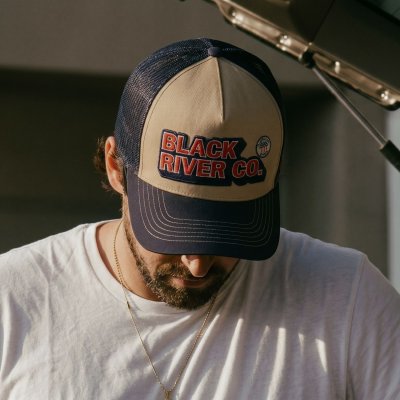Casquette - Black River Heritage Trucker (beige/marine)