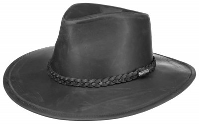 Chapeaux - Stetson Farwell Leather (noir)