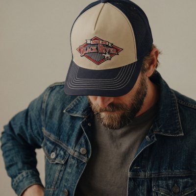 Casquette - Black River Legacy Trucker (crème/marine)