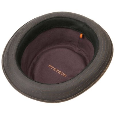 Chapeaux - Stetson Odenton Pork Pie Cloth Hat (marron)