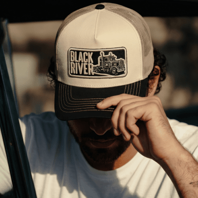 Casquette - Black River Hauler Trucker (crème/beige/noir)
