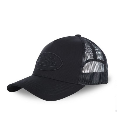 Casquette - Von Dutch Oval Patch Trucker (noir)