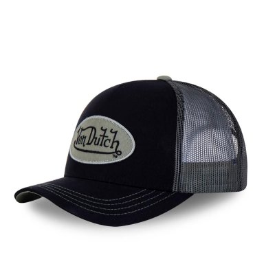 Casquette - Von Dutch Oval Patch Trucker (vert/noir)